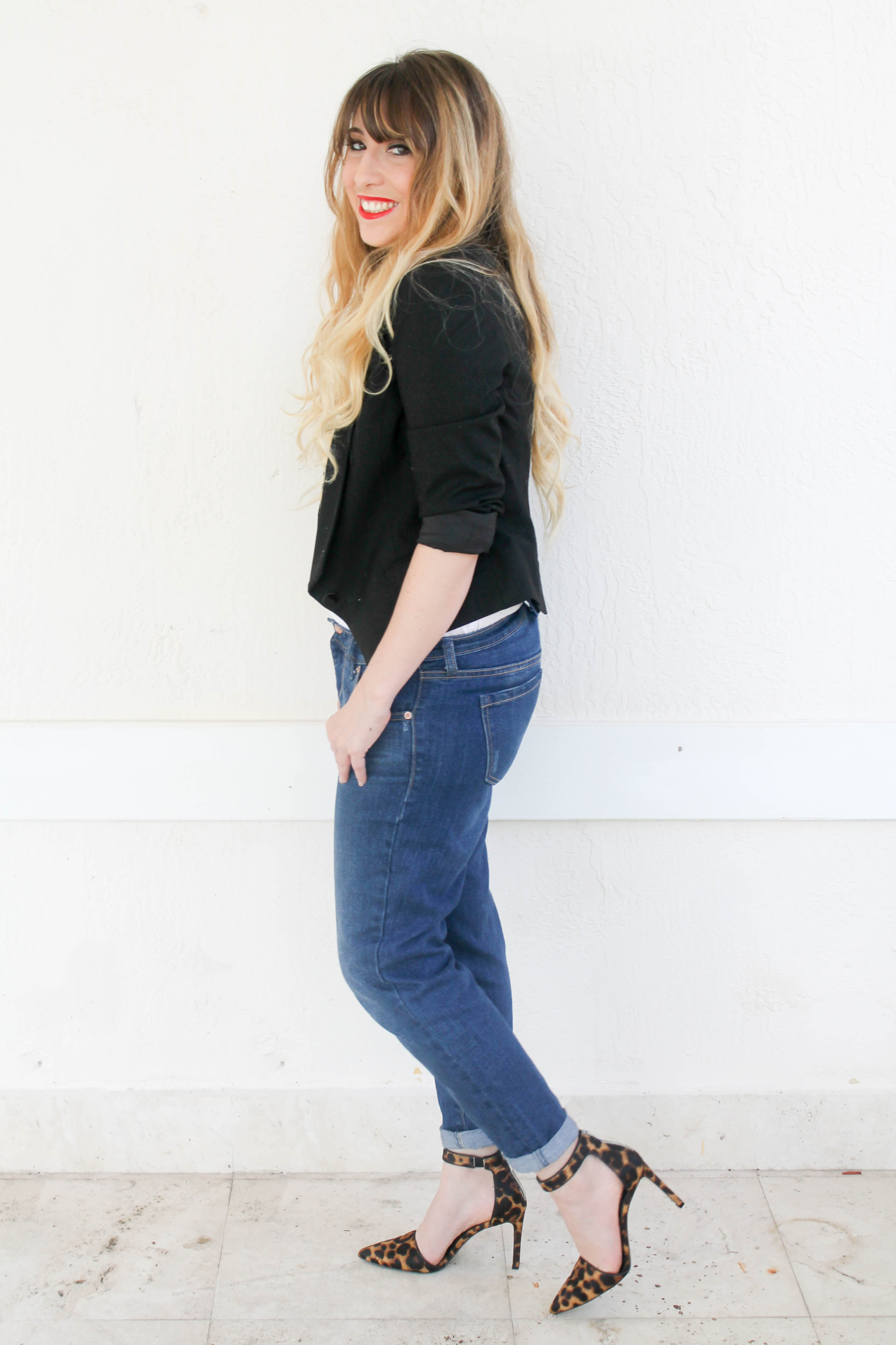 old navy holy chic tee, old navy boyfriend jeans, nine west cate heels, target statement necklace, how to style a graphic tee, graphic tee and jeans