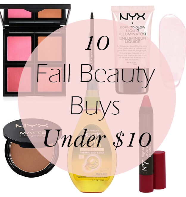 10 fall beauty products under $10