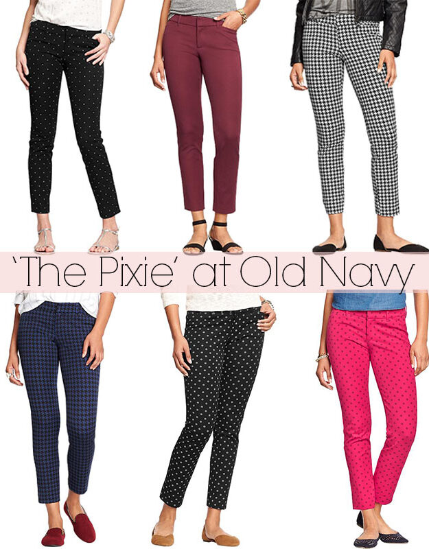 the pixie pant old navy