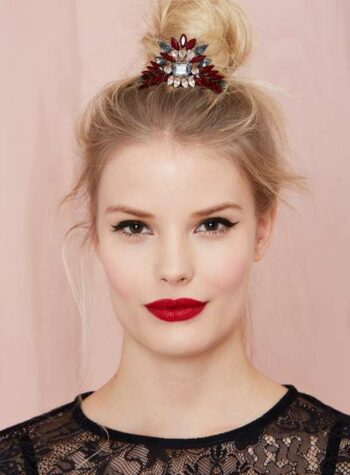 Nasty Gal Kitsch Crown Bun Clip