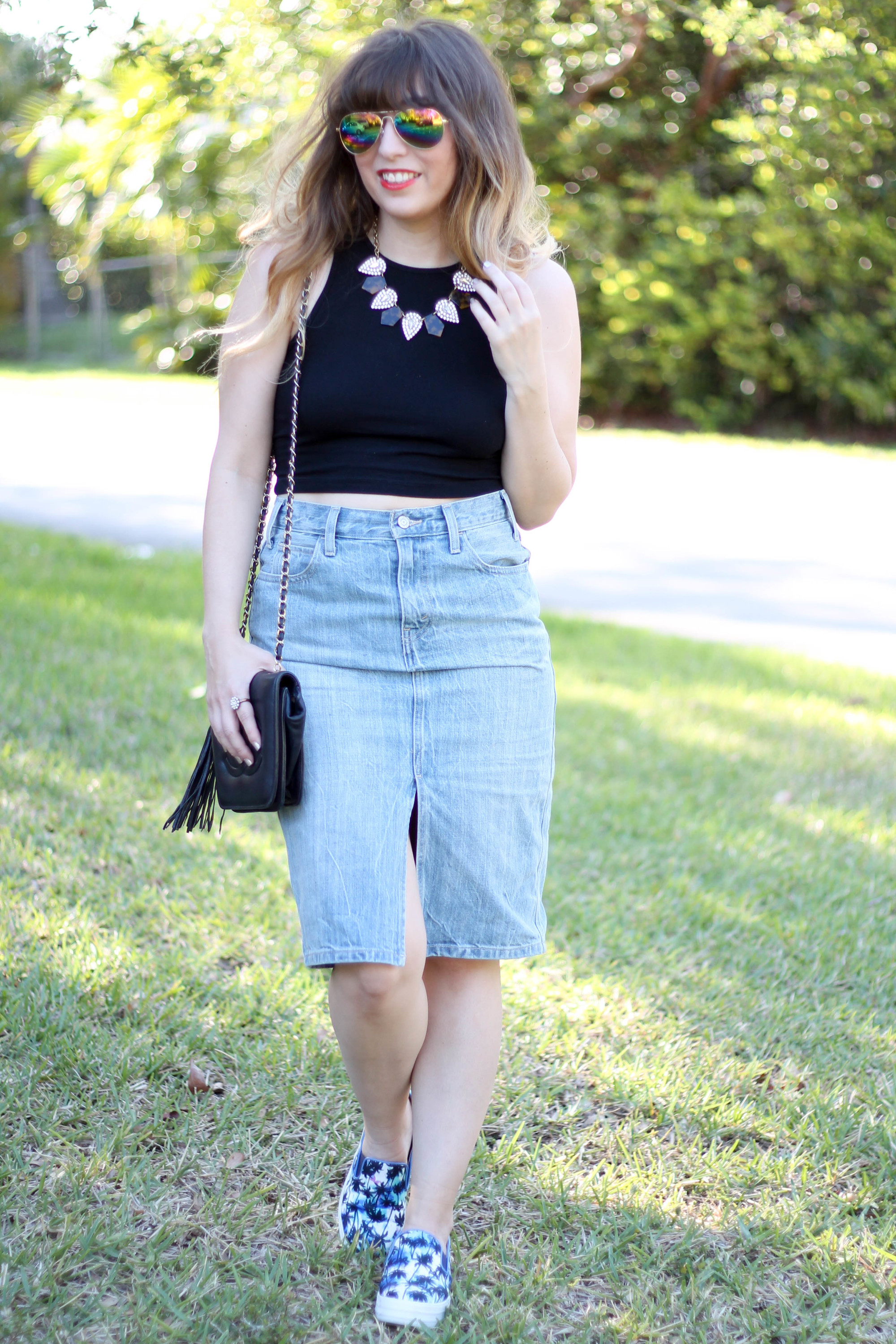 Levi's Denim Pencil Skirt (3 of 8)