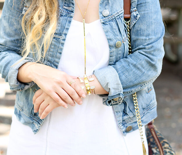 How to Style a White Dress for Fall