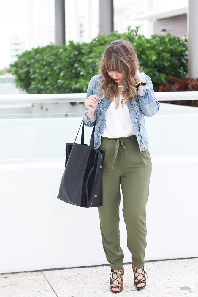 Old Navy Olive Joggers (7 of 11)