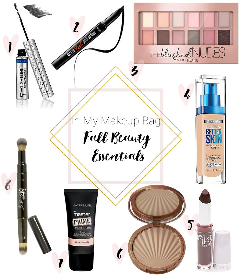 What's In My Makeup Bag Fall Beauty Essentials