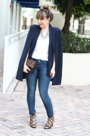 How to style a cape blazer