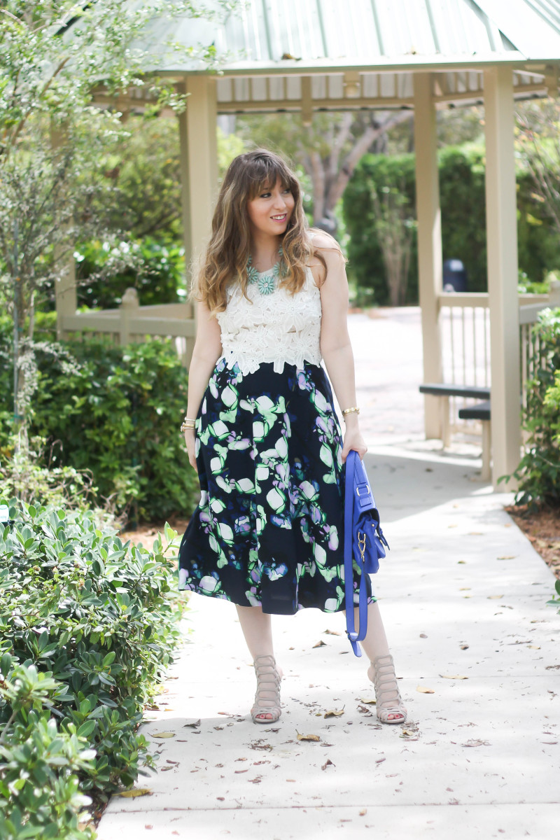 Banana Republic Spring Trends - the floral midi skirt-5