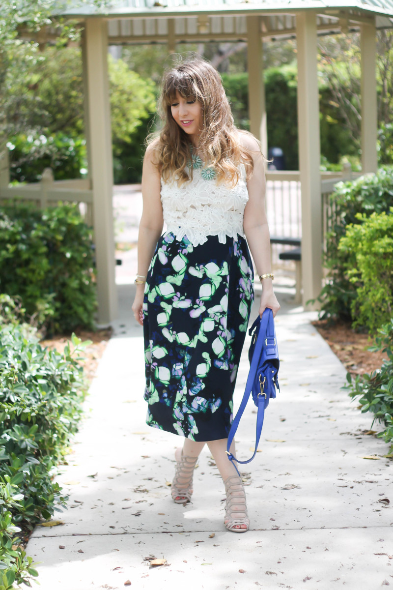 Banana Republic Spring Trends – the floral midi skirt-6