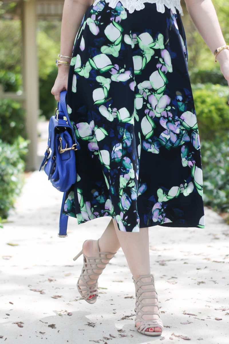 Banana Republic Spring Trends - the floral midi skirt-9