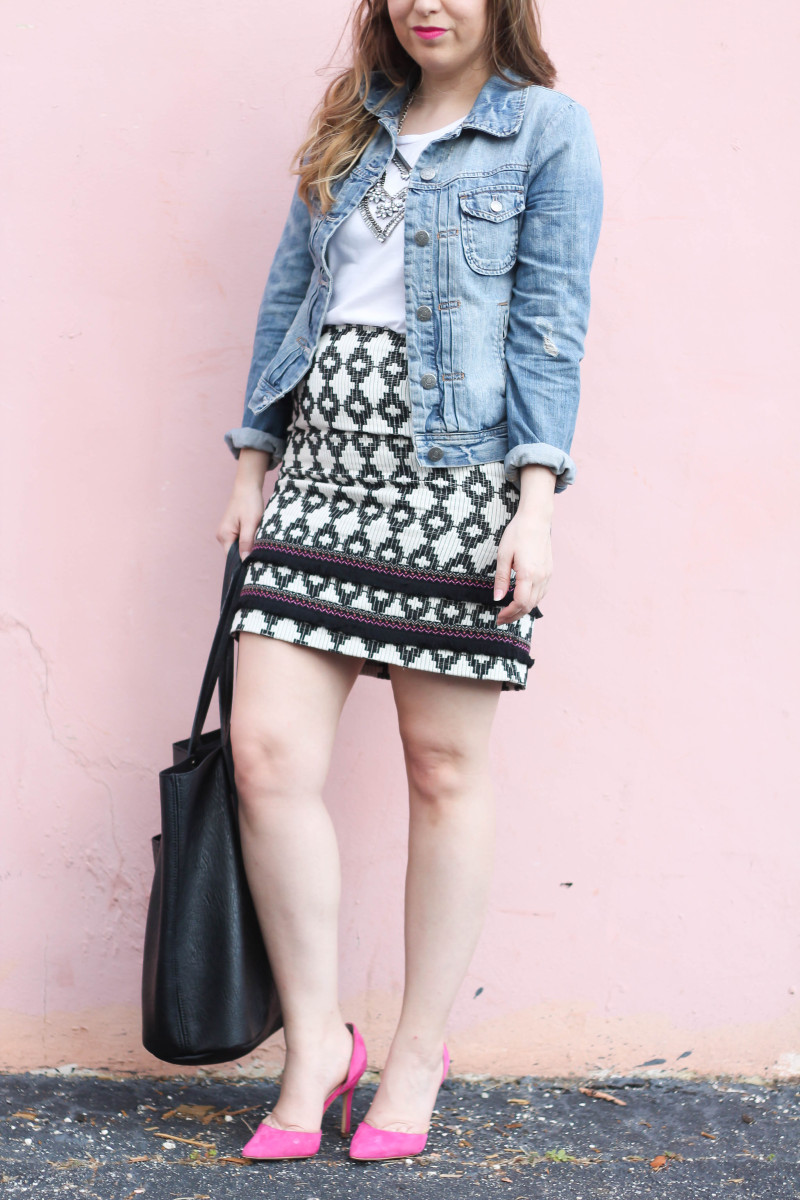 Target Tassel Mini Skirt-6