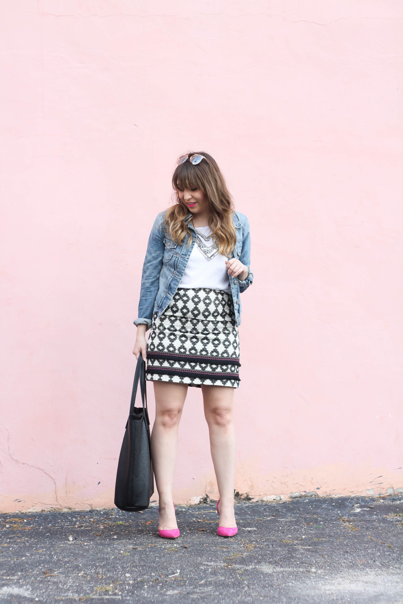 Target Tassel Mini Skirt