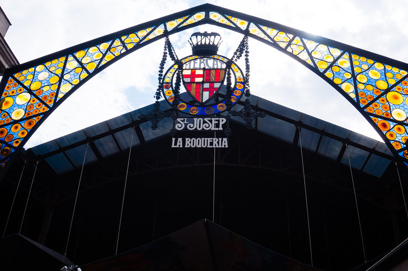 St. Josep La Boqueria mercado in Barcelona.