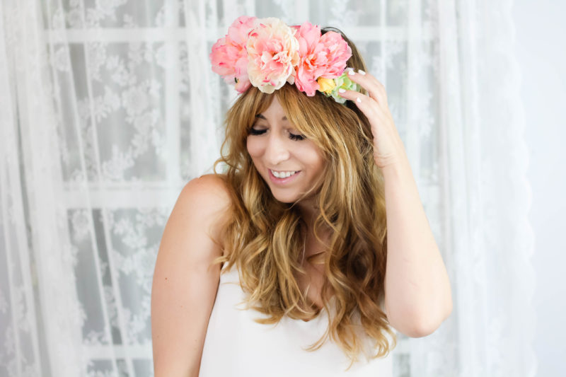 flower crown hairstyle