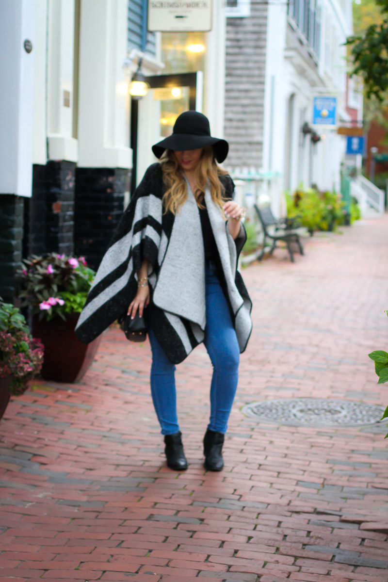 ILY Couture stripe cape