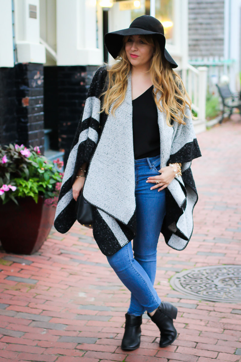 ILY Couture stripe cape