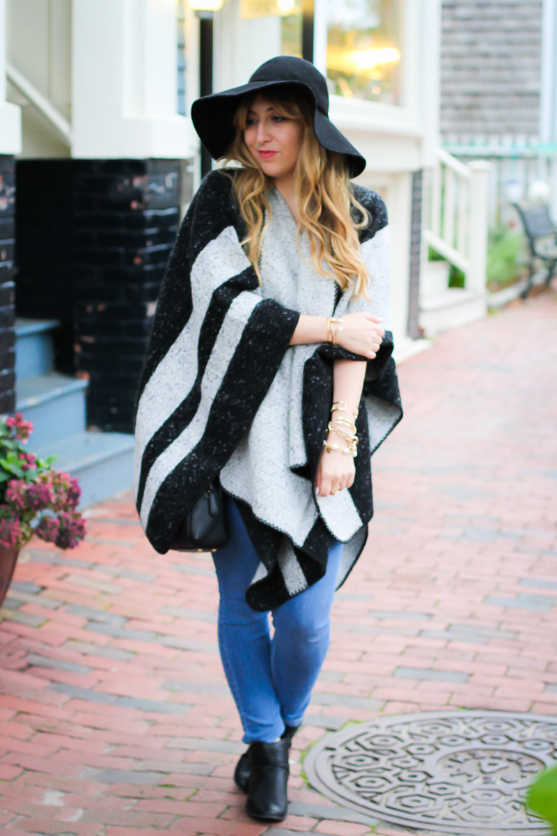 ILY Couture stripe cape