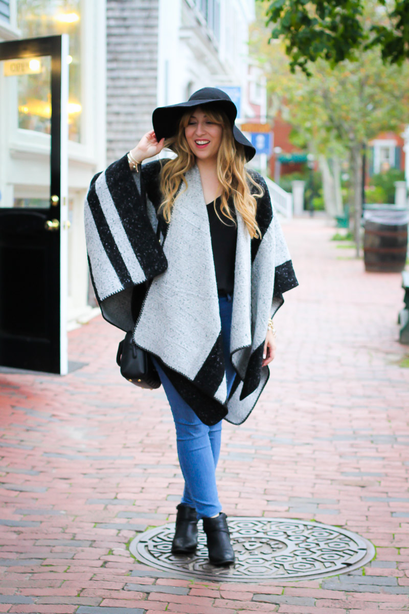 ILY Couture stripe cape