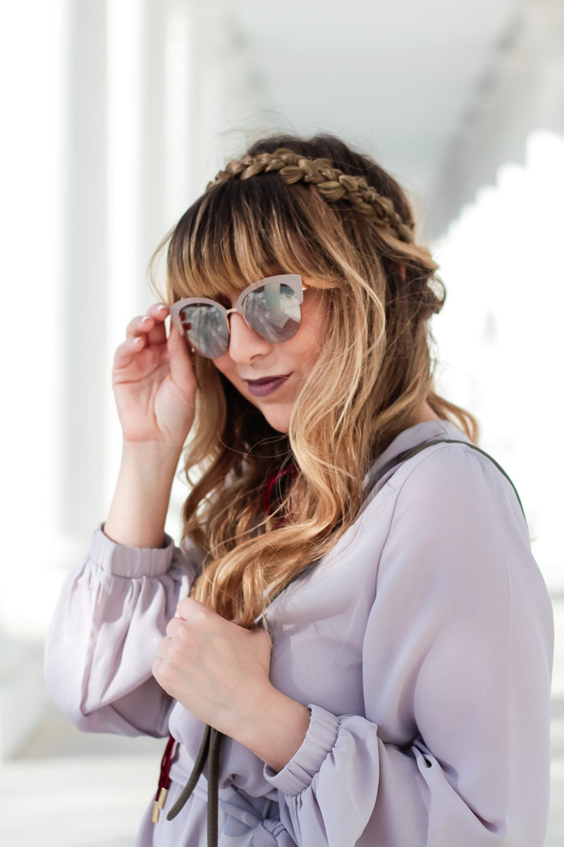 Miami fashion blogger Stephanie Pernas wearing Fantaseyes sunglasses