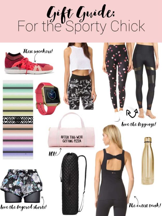 Gift guide: gifts for the sporty girl