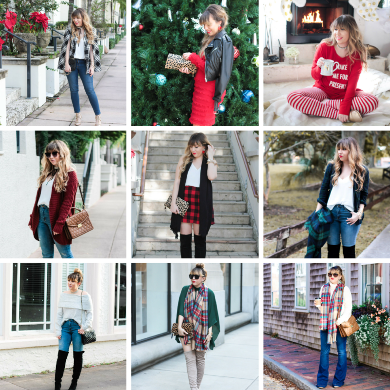 Miami fashion blogger Stephanie Pernas shares 19 christmas outfit ideas and inspiration for putting together the perfect holiday look