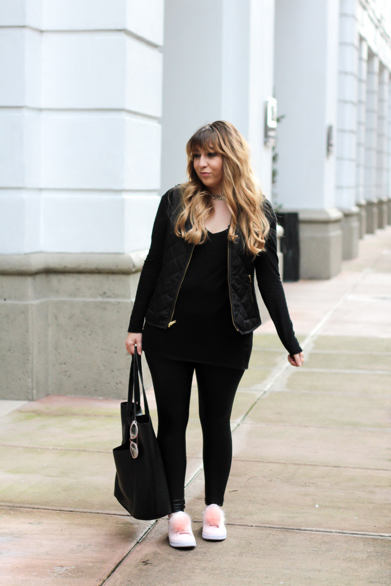 black outfit casual