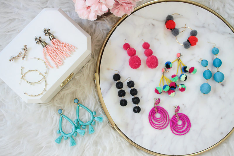 Miami fashion blogger Stephanie Pernas shares her 11 current favorite earrings from spring