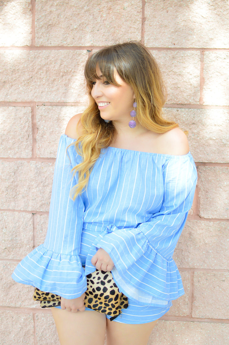 Miami fashion blogger Stephanie Pernas shares a romper outfit idea 