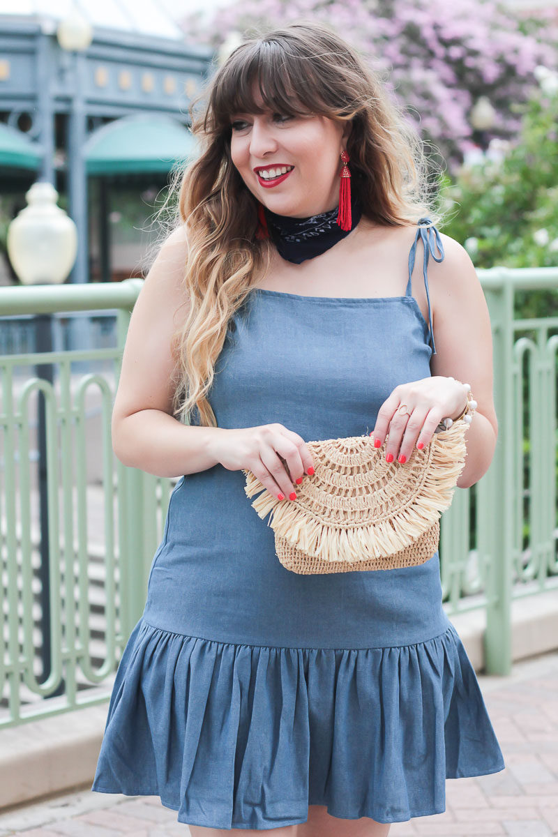 Miami fashion blogger Stephanie Pernas wearing a cute red, white and blue outfit idea for the 4th of July 