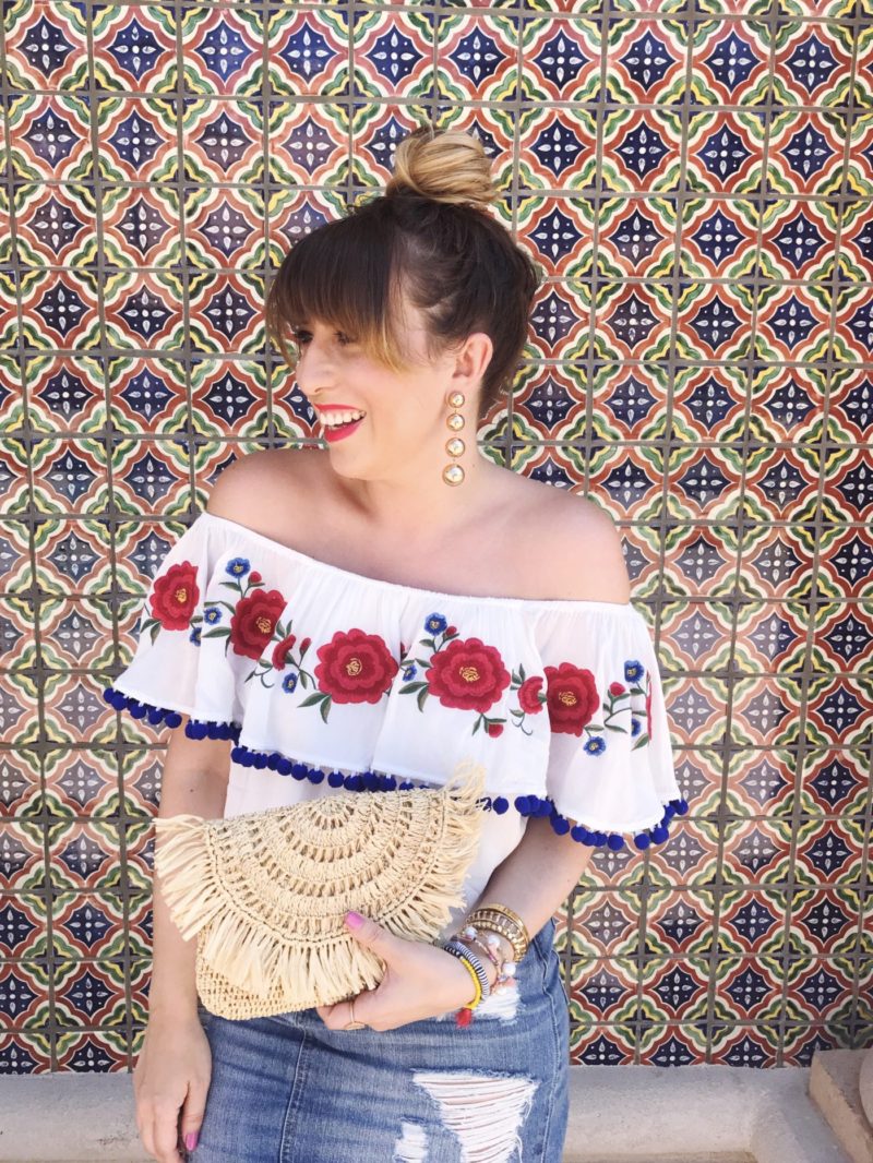 Miami fashion blogger Stephanie Pernas styles a cute Cinco de Mayo outfit idea