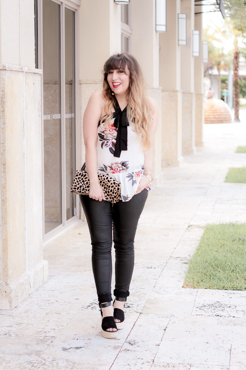 Miami fashion blogger Stephanie Pernas styles a summer to fall transition outfit