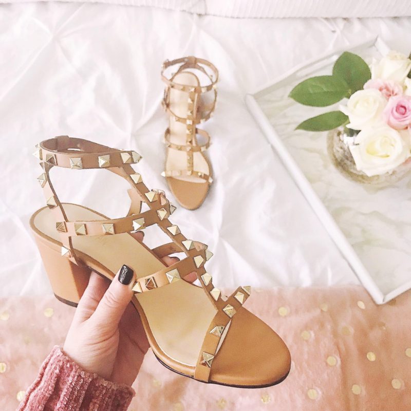 Valentino Rockstud sandal dupe