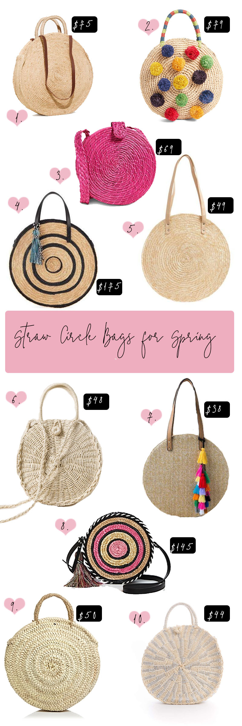 Landskab dør Imagination The Best Affordable Straw Circle Bags for Spring 2018