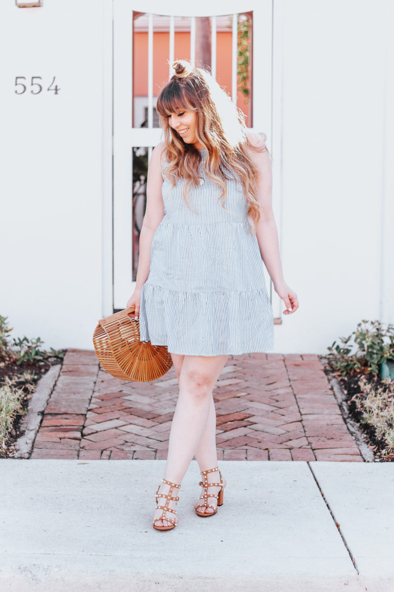 Old Navy blue stripe sundress for spring-13