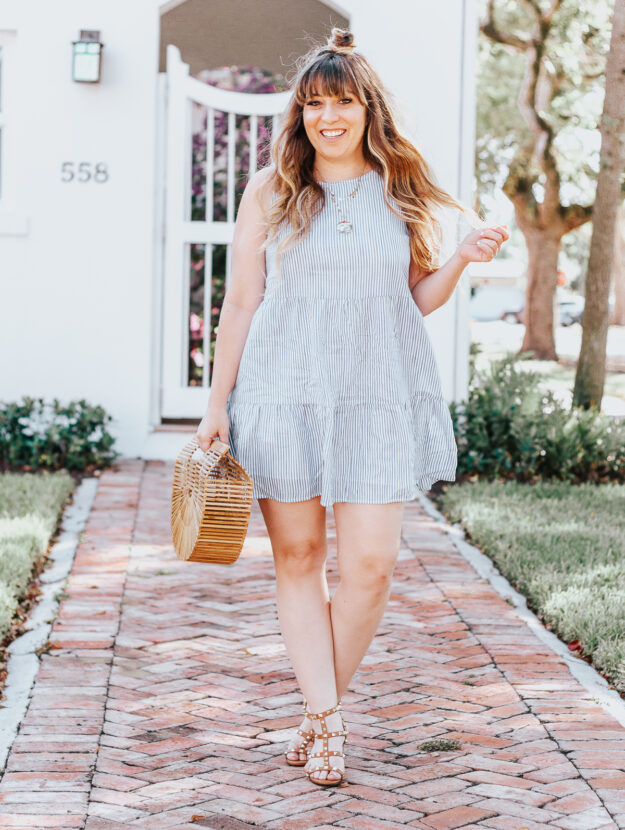 Old Navy blue stripe sundress for spring-4