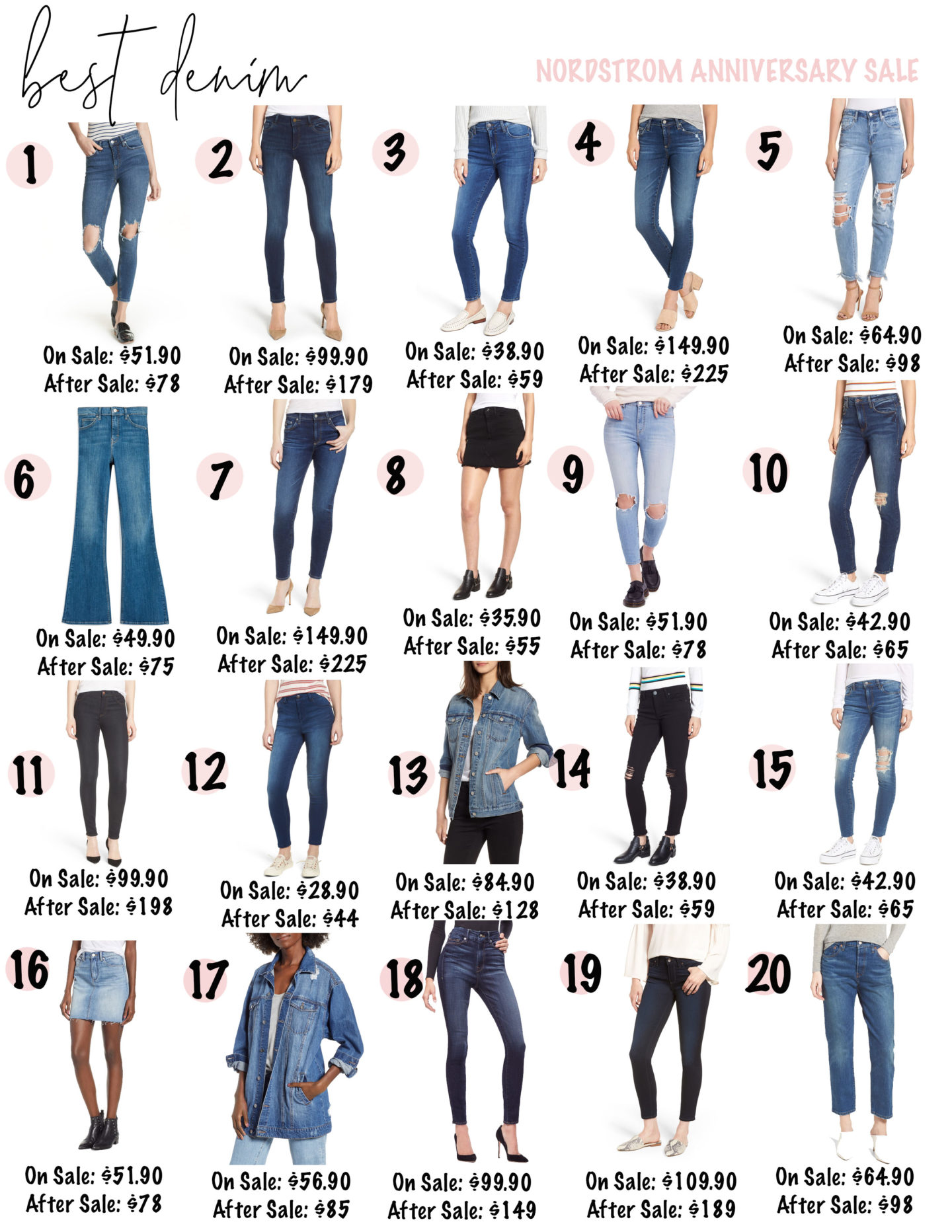 Nordstrom Anniversary Sale 2018 – Best Denim