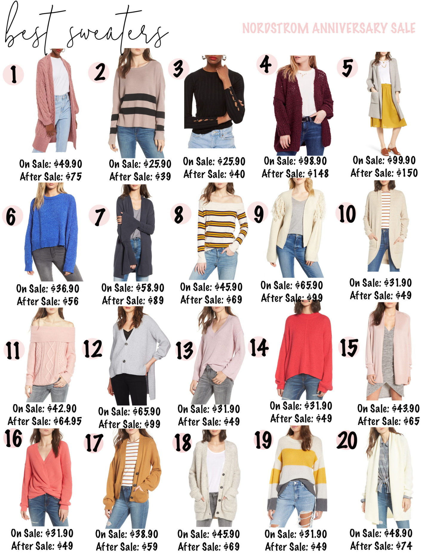 Nordstrom Anniversary Sale 2018 – Best Sweaters