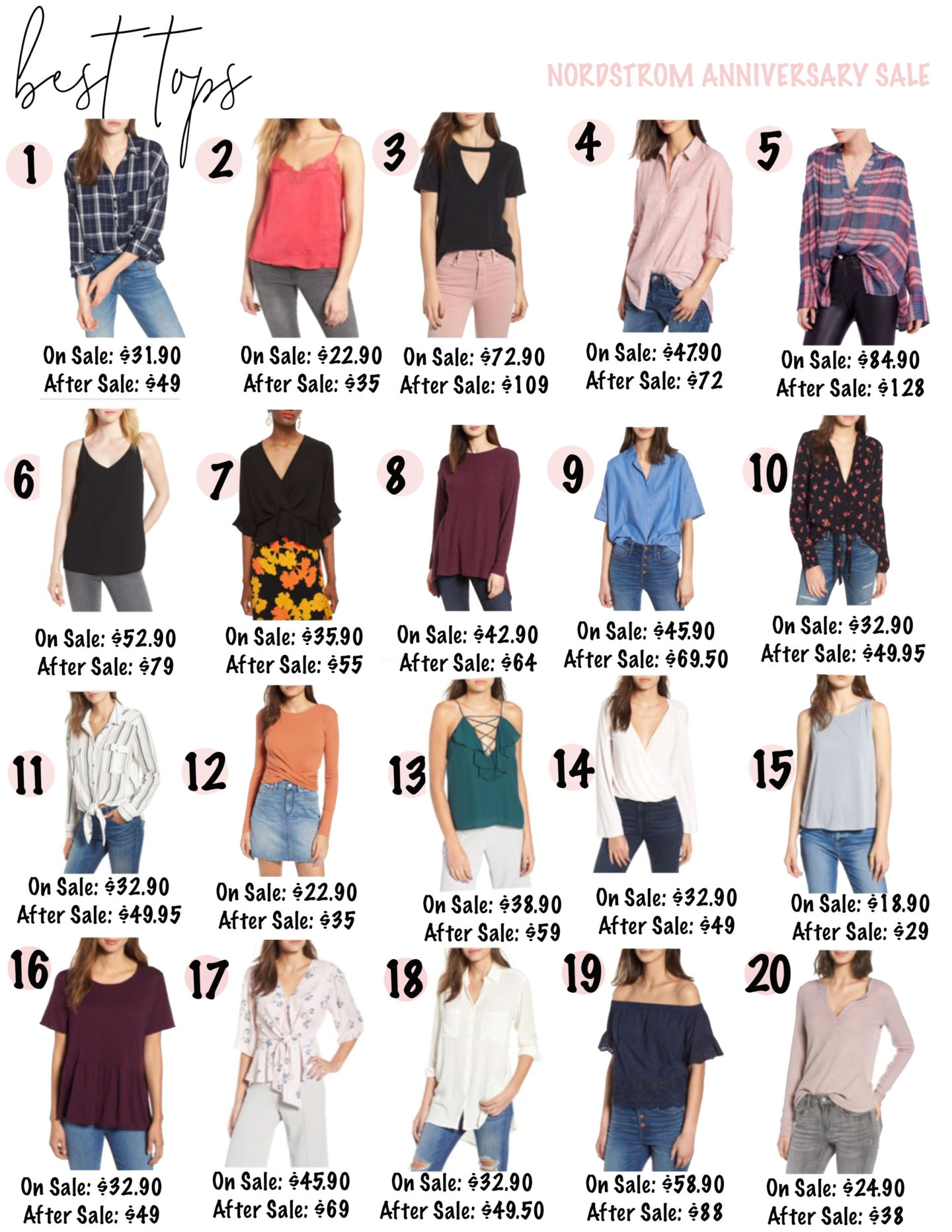 Nordstrom Anniversary Sale 2018 – Best Tops