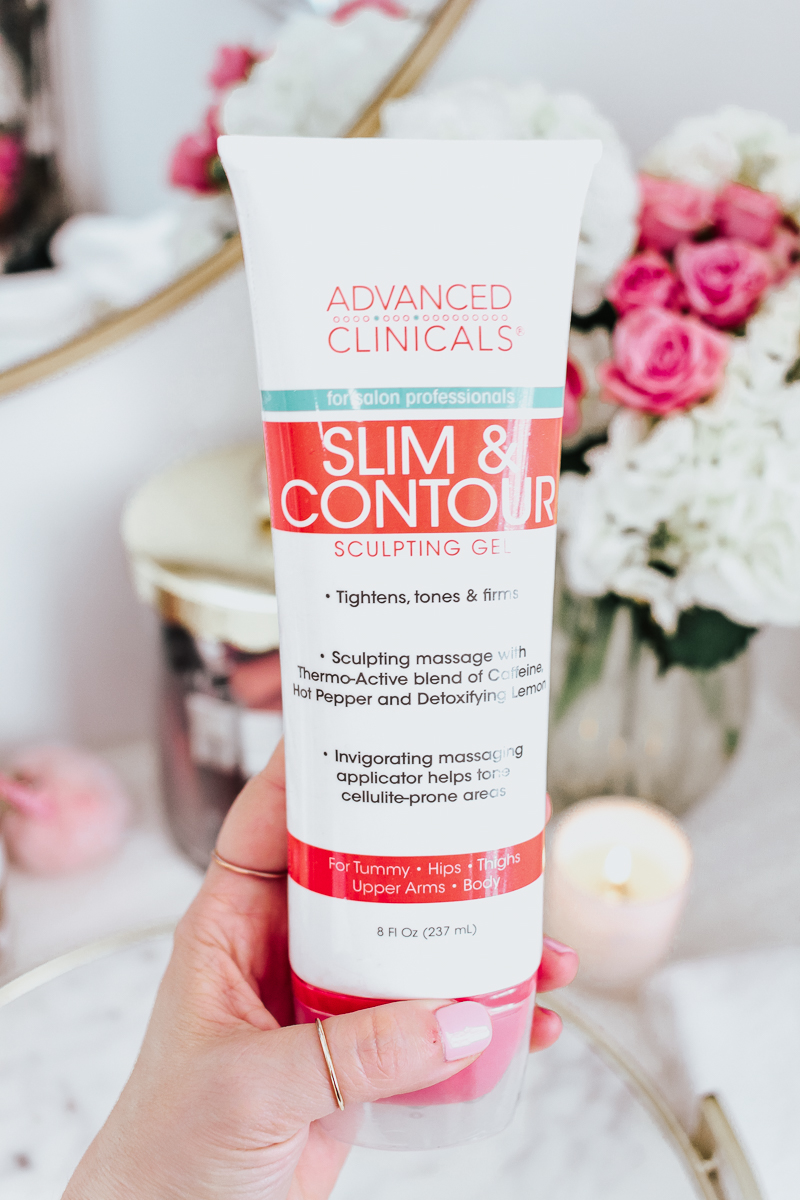 Advanced Clinicals slim & contour sculpting gel