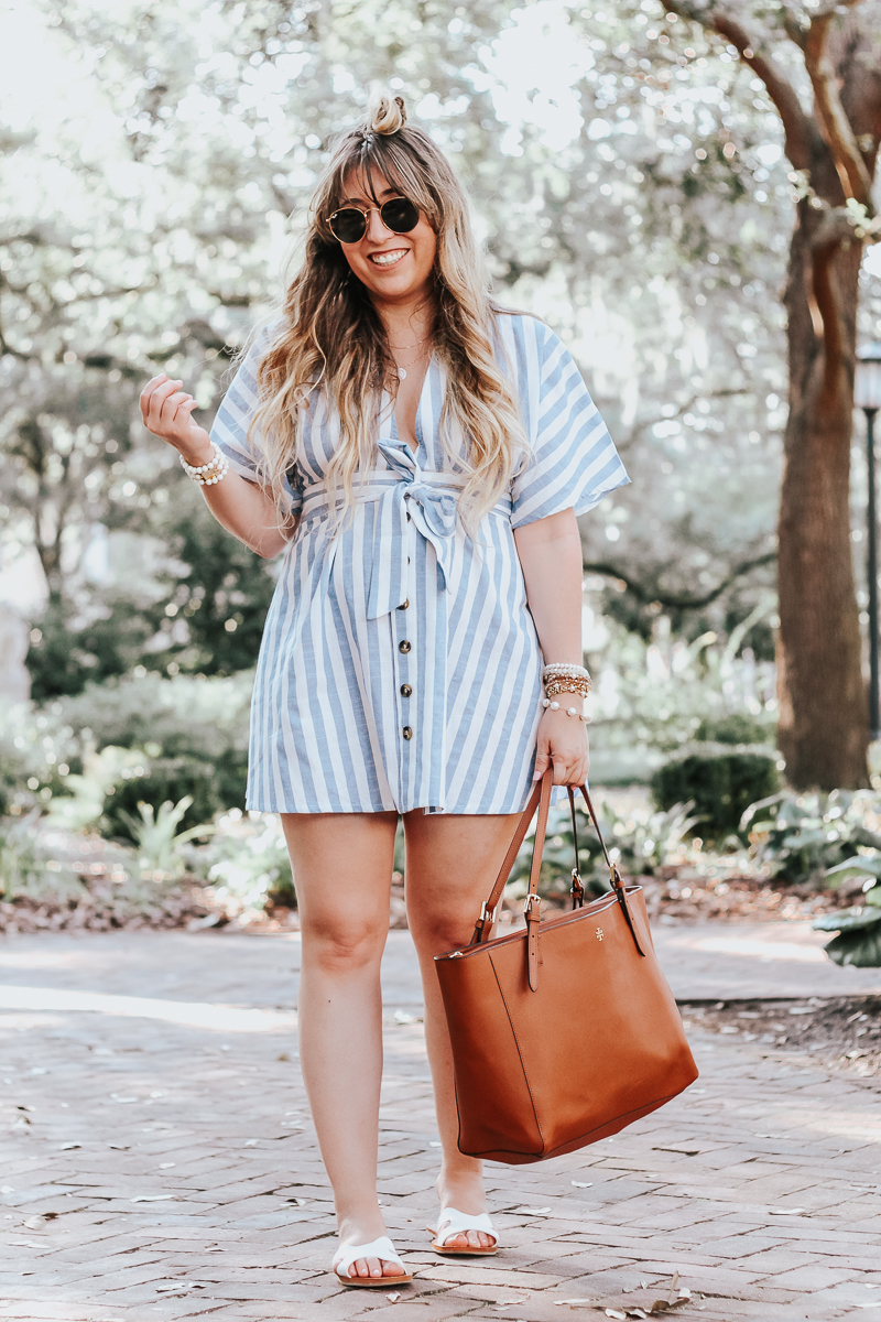 Shein-blue-and-white-stripe-dress-6