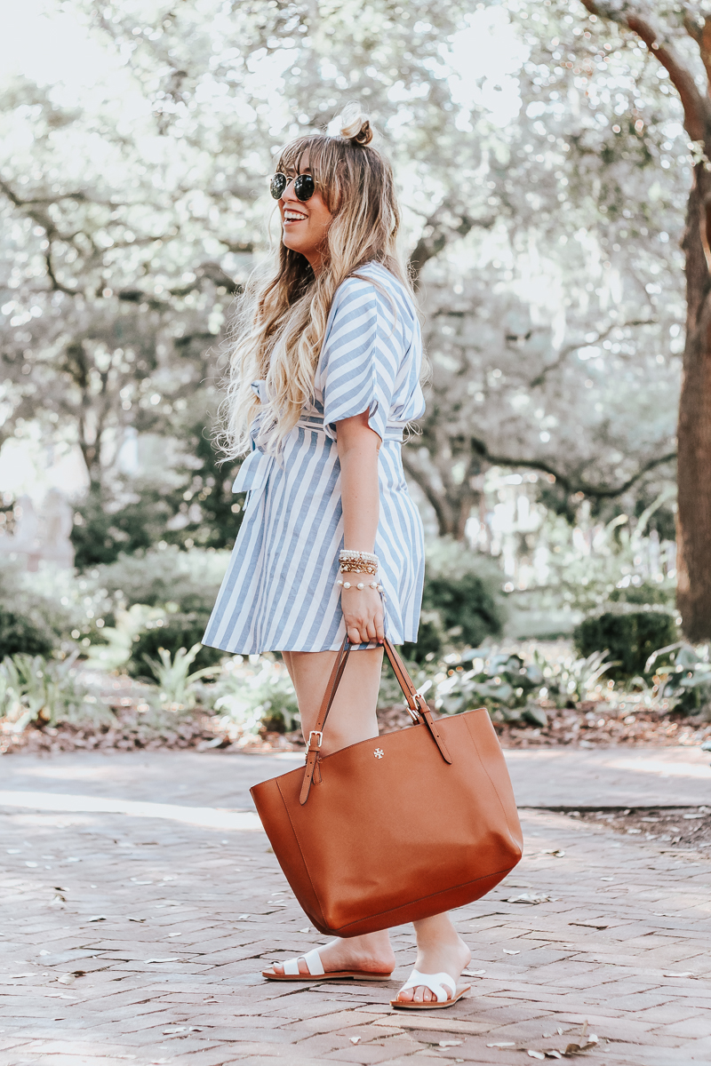 Shein-blue-and-white-stripe-dress-7