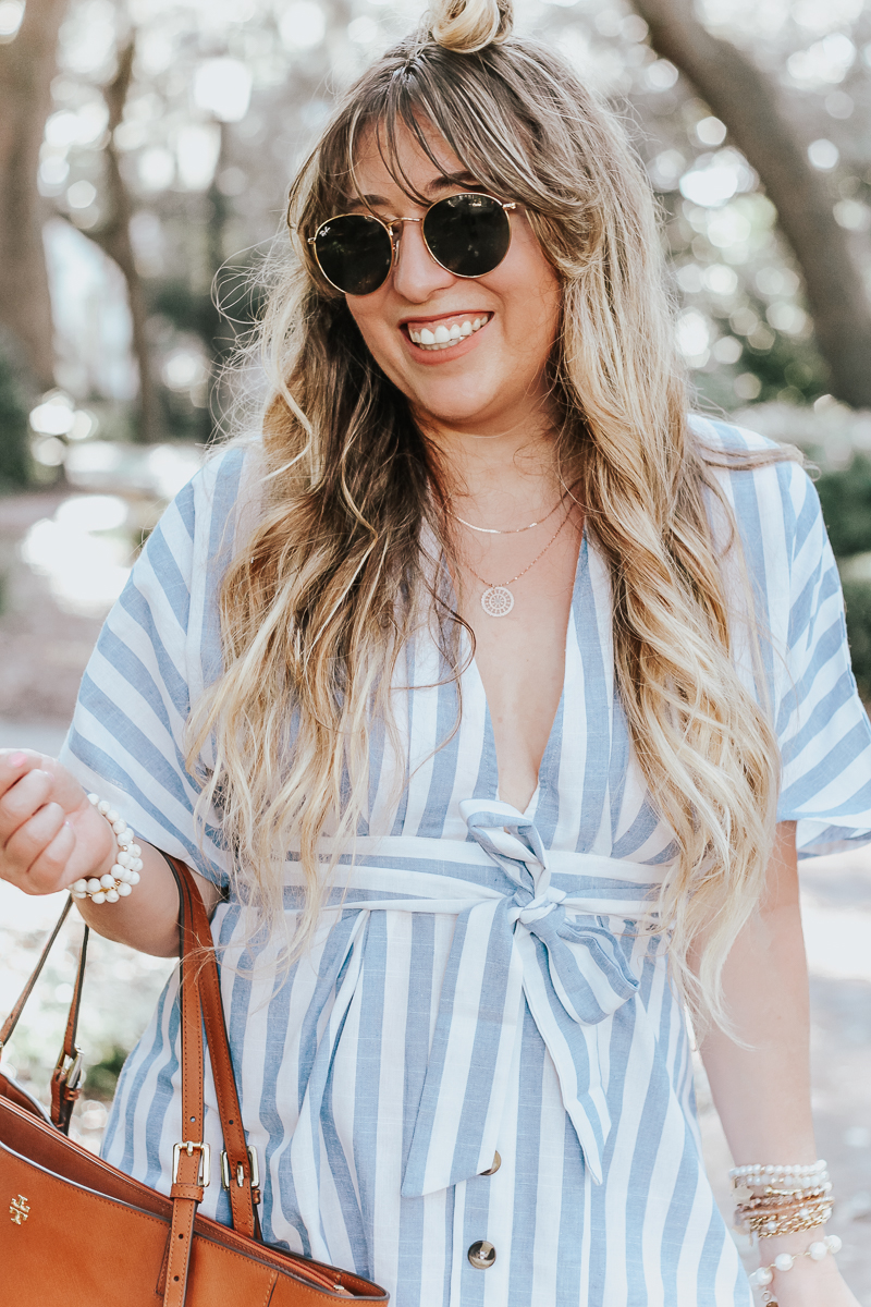 Shein-blue-and-white-stripe-dress