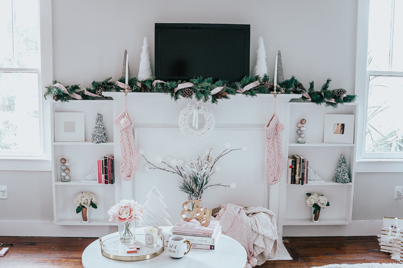 Holiday Home Tour- Glam Holiday Living Room-12