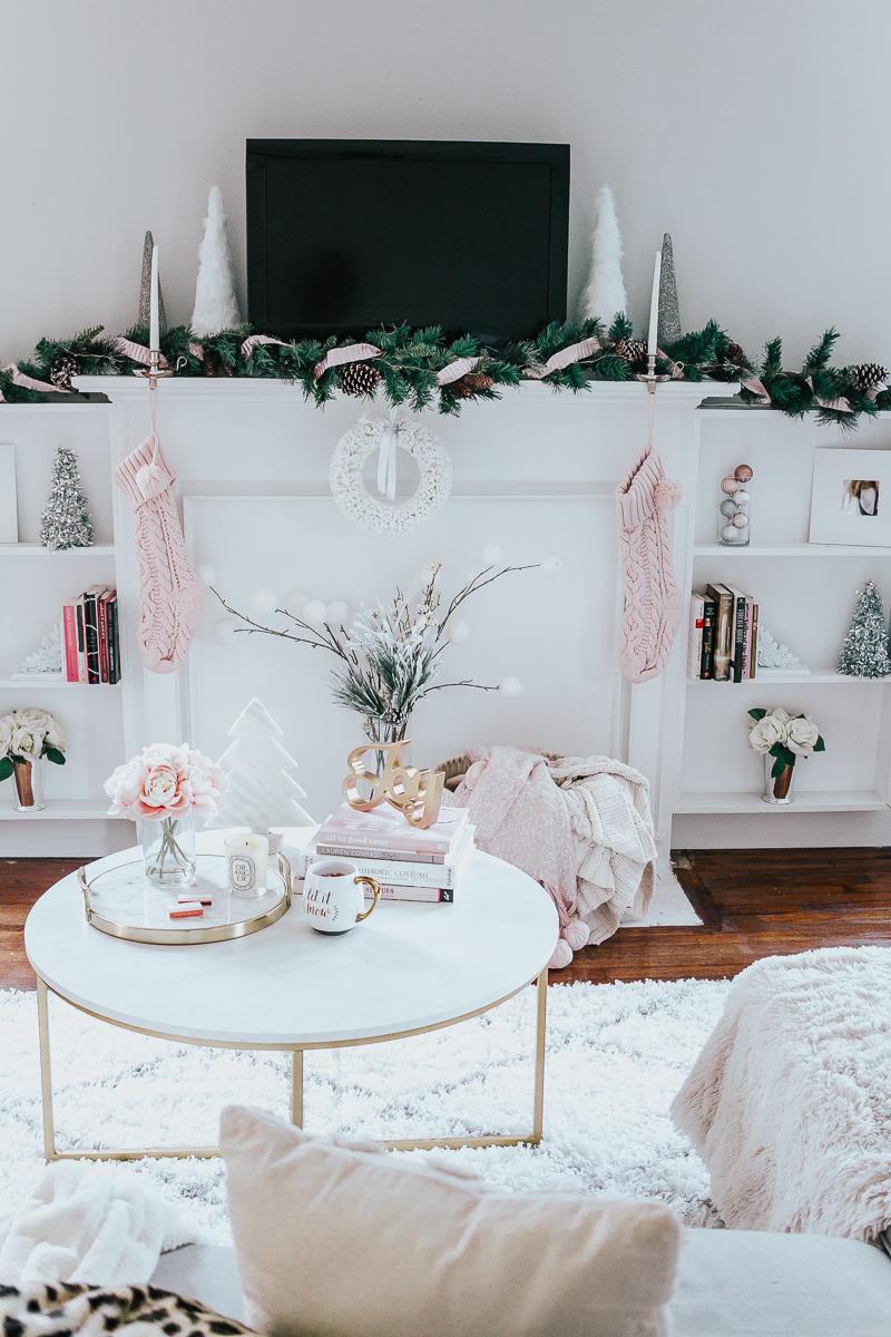 Holiday Home Tour- Glam Holiday Living Room-13