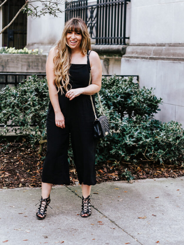 How to Style a Black Jumpsuit – black jumpsuit outfit ideas-15