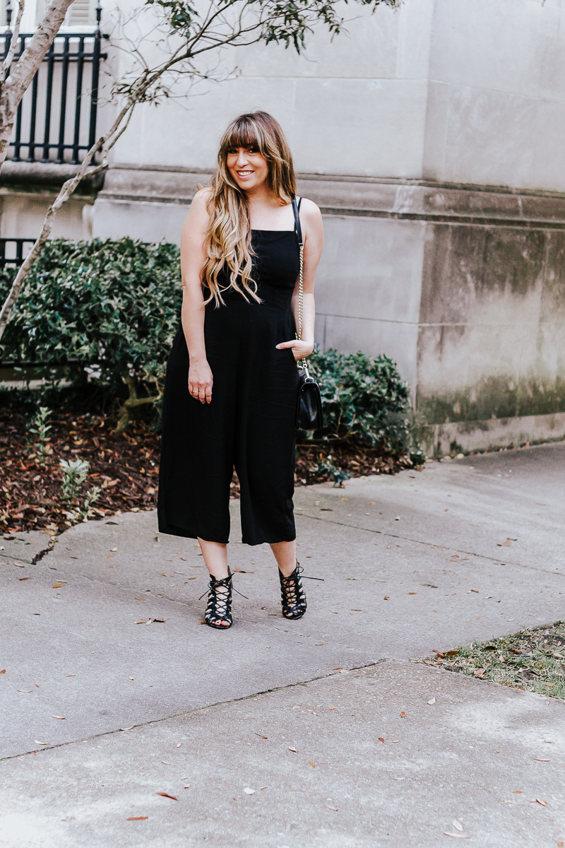 outfits with black jumpsuit