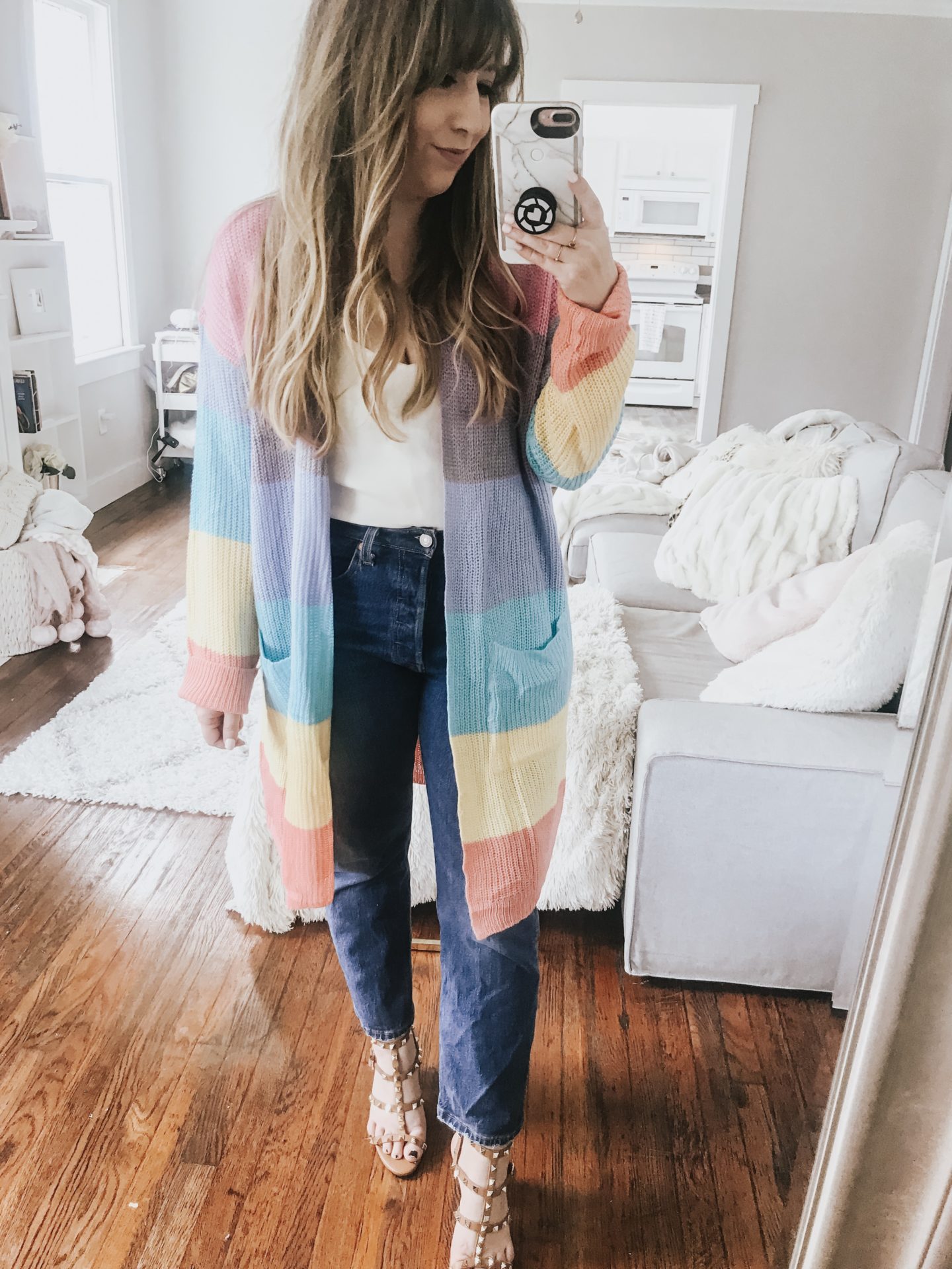 Amazon rainbow cardigan