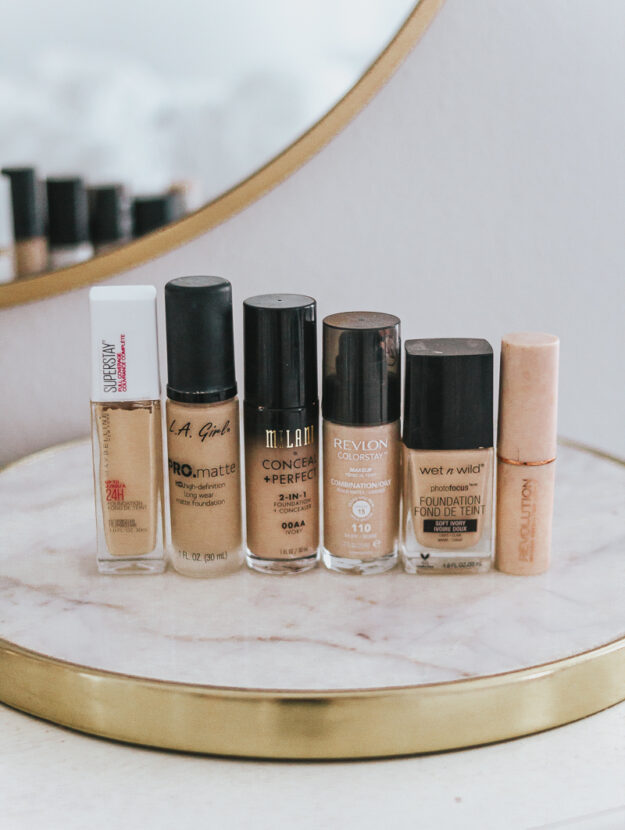 10 Great Full Coverage Drugstore Foundations