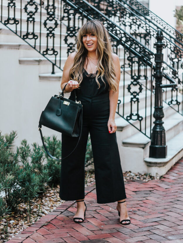 2 ways to style black wide leg crops – summer outfit ideas