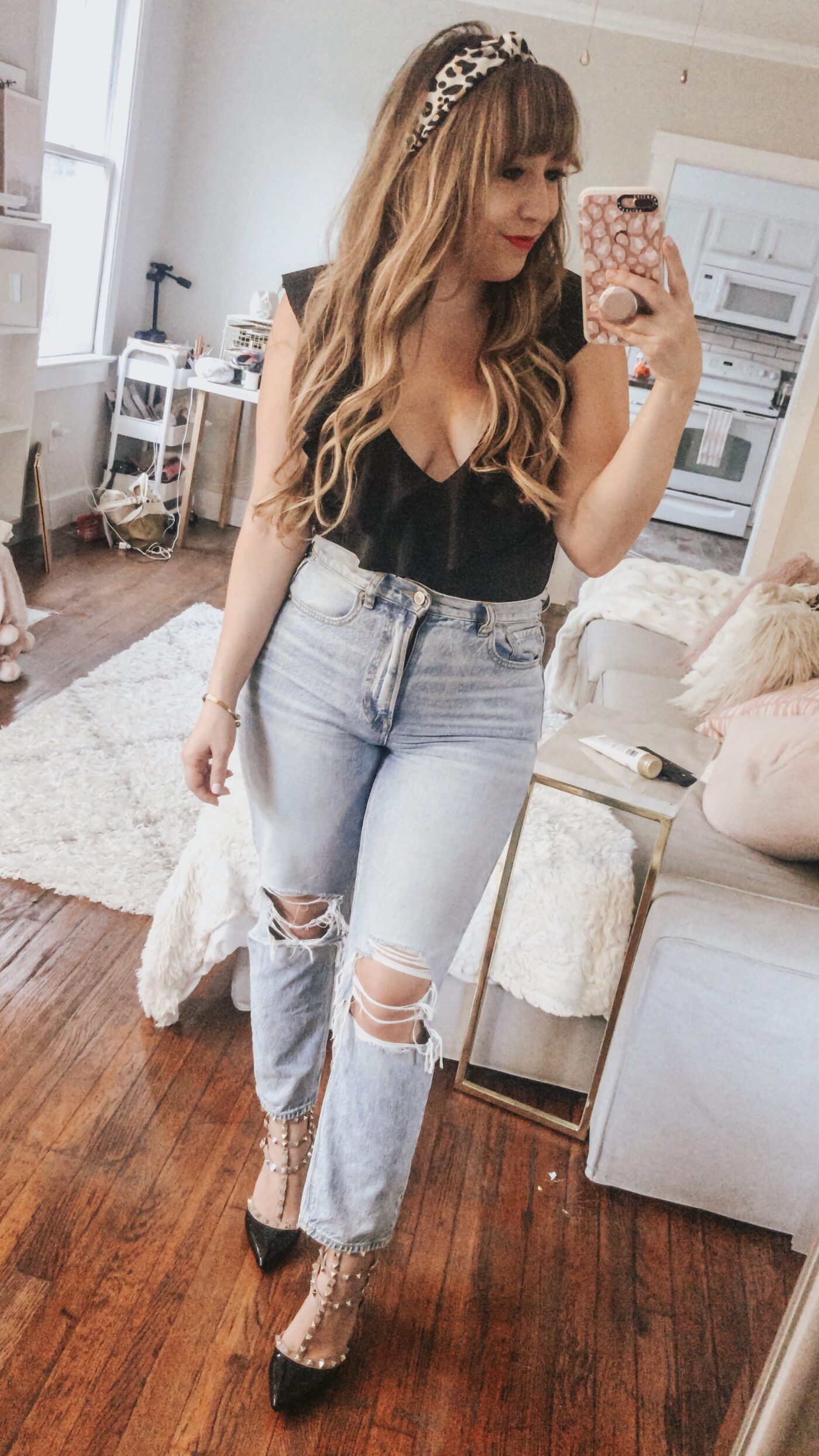 Daily Outfit 8.17.19: Ruffled Bodysuit 