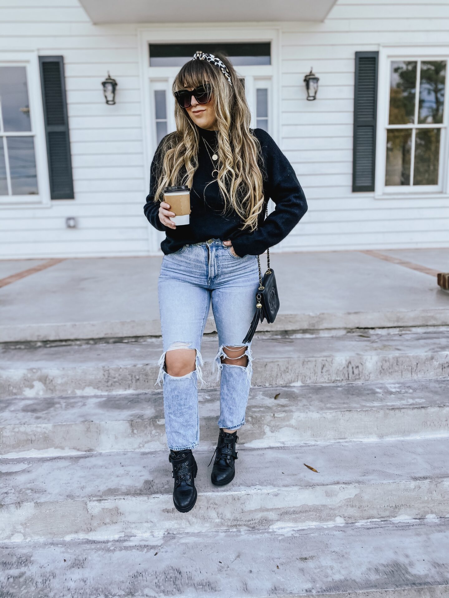 jeans and sweater outfit