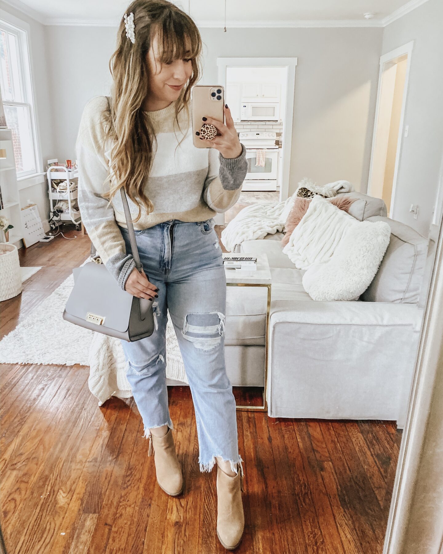 jeans and sweater outfit